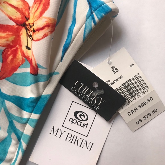 Rip Curl My Bikini -Tropicana One Piece Womens XS - Picture 4 of 7